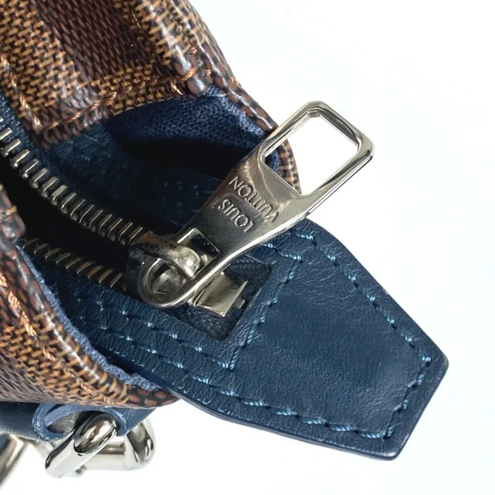 LOUIS VUITTON Authentic Brown Damier Canvas Shoulder Bag